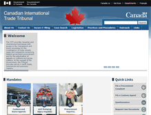 Tablet Screenshot of citt.gc.ca